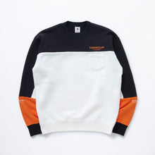 将图片加载到图库查看器,CROSS CUT CREW NECK SWEAT