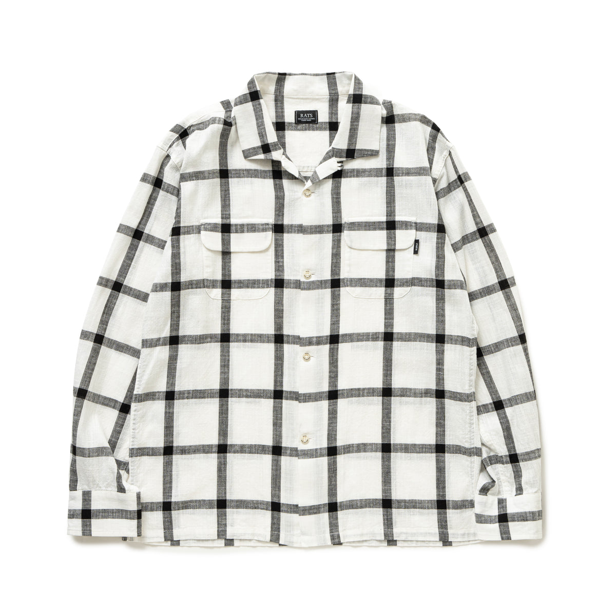 BoTT Windowpane S/S Shirt チェックシャツ BoTT Windowpane S/S Shirt チェックシャツ