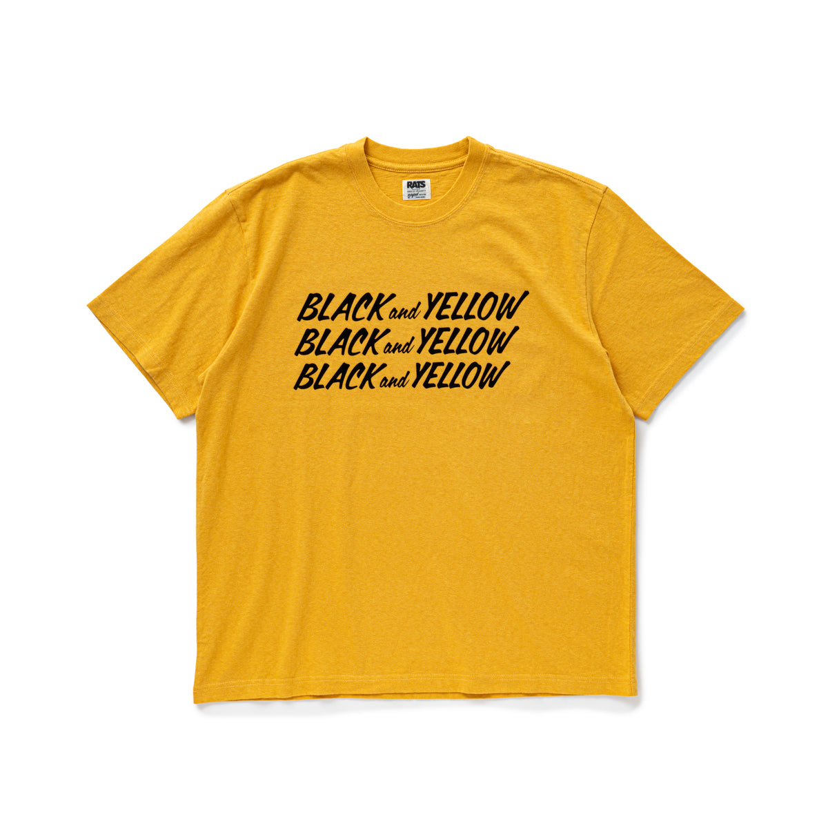 トップス RATS BLACK AND YELLOW BLACK and YELLOW TEE – JOLLY ROGER