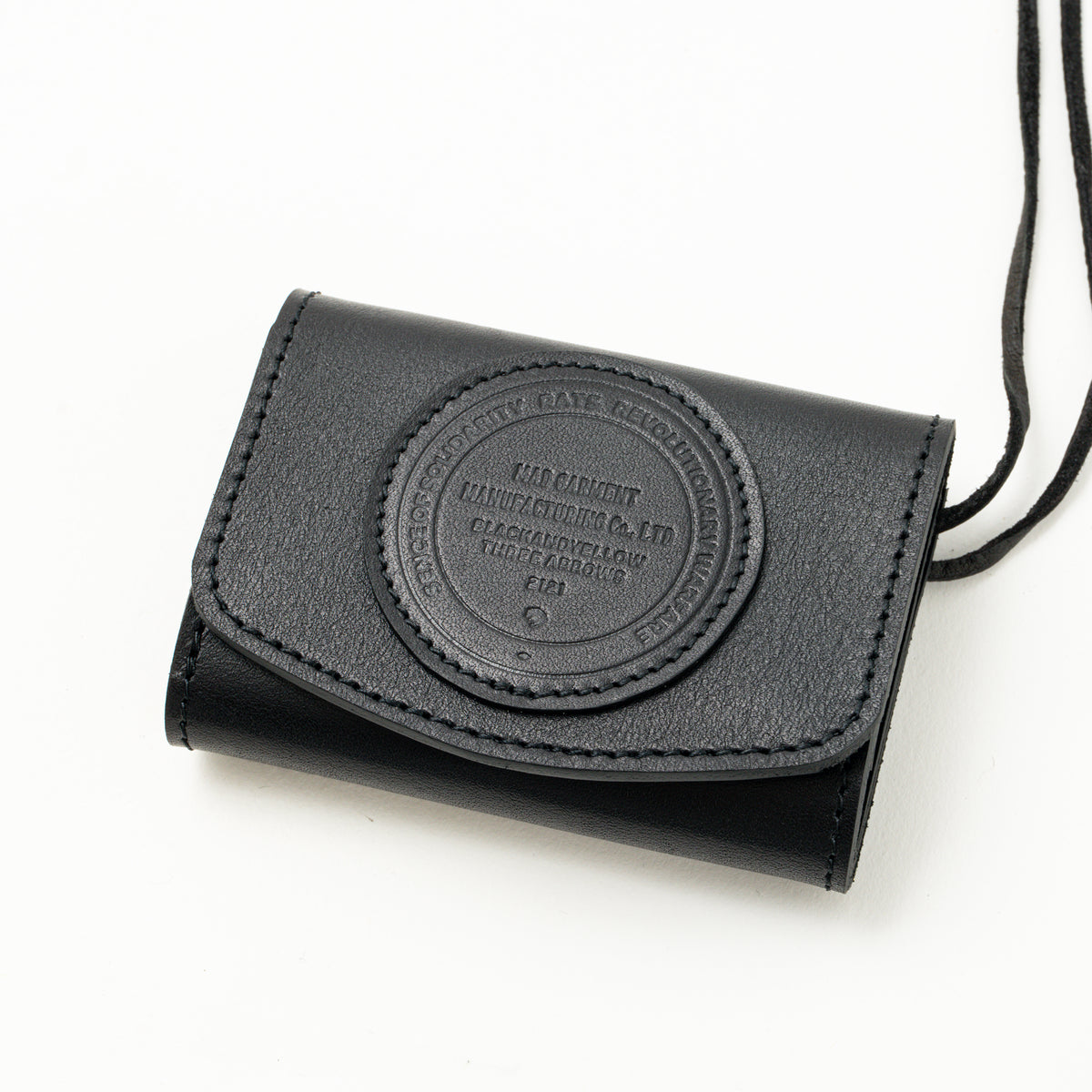 RATS BLACK AND YELLOW 財布 RATS - LEATHER WALLET TYPE A (BLACK) / ポーター&ビンゴ