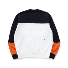 将图片加载到图库查看器,CROSS CUT CREW NECK SWEAT