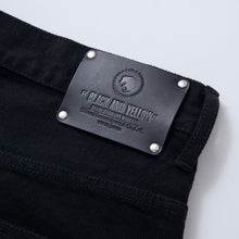 画像をギャラリービューアに読み込む, BLACK DENIM PANTS MODE STRAIGHT