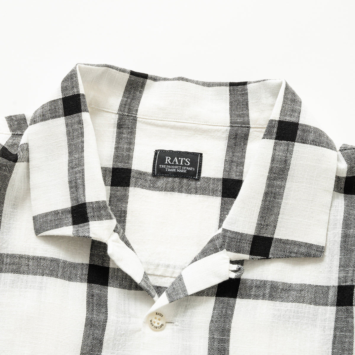 BoTT Windowpane S/S Shirt チェックシャツ BoTT Windowpane S/S Shirt チェックシャツ