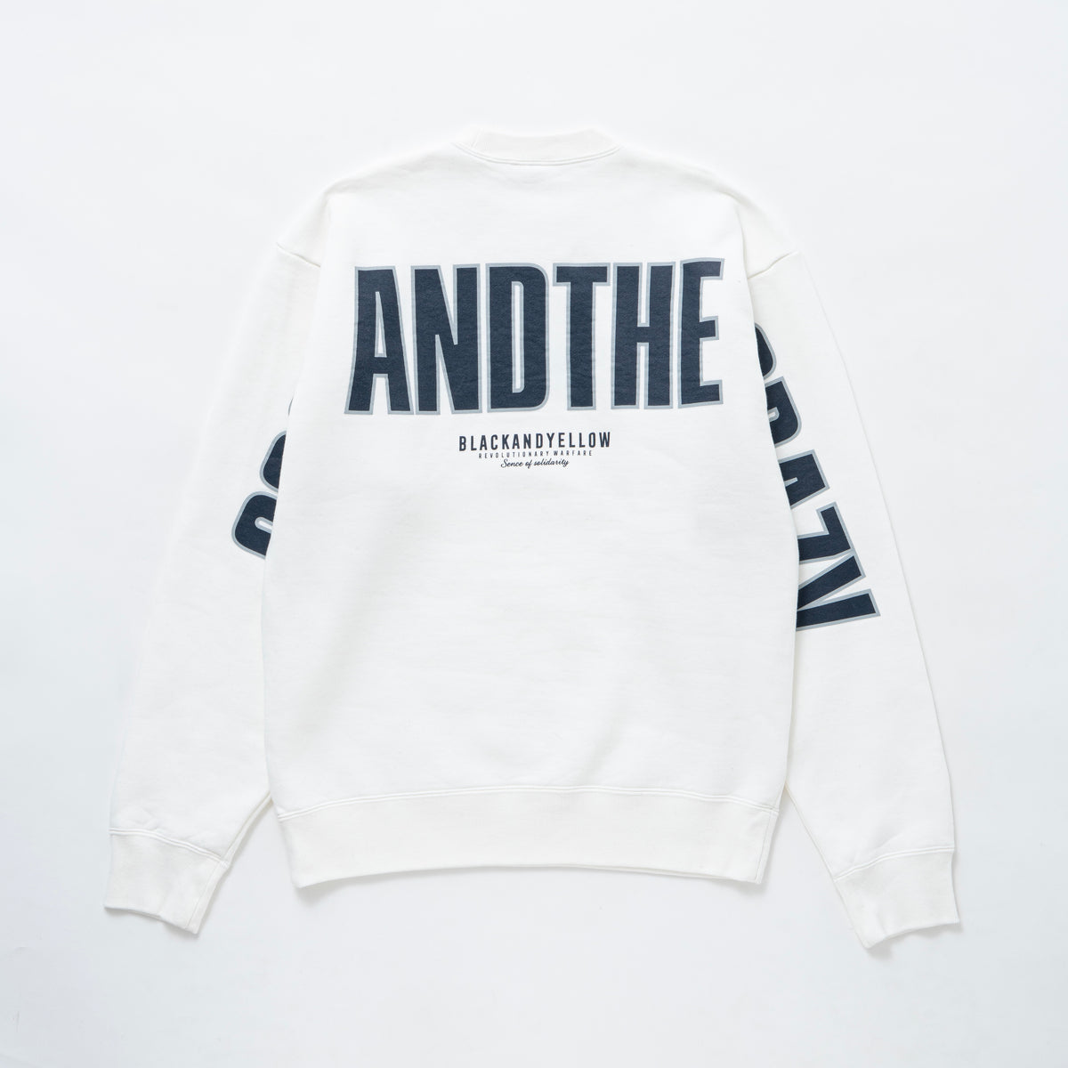 【未使用】NOEL REUSSIR★Warning Logo Sweat 未使用】NOEL REUSSIR☆Warning Logo Sweat