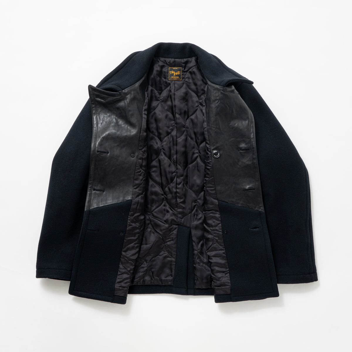 【未使用級】RATS ダブルブレストウールJKT 25'RJ-1007 S 黒 DOUBLE BREASTED WOOL JKT – JOLLY ROGER