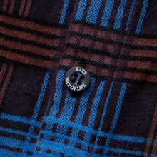 画像をギャラリービューアに読み込む, STAND COLLAR C/R FLANNEL CHECK SHIRT