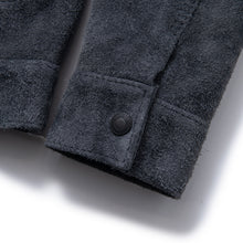 将图片加载到图库查看器,SUEDE LEATHER JKT