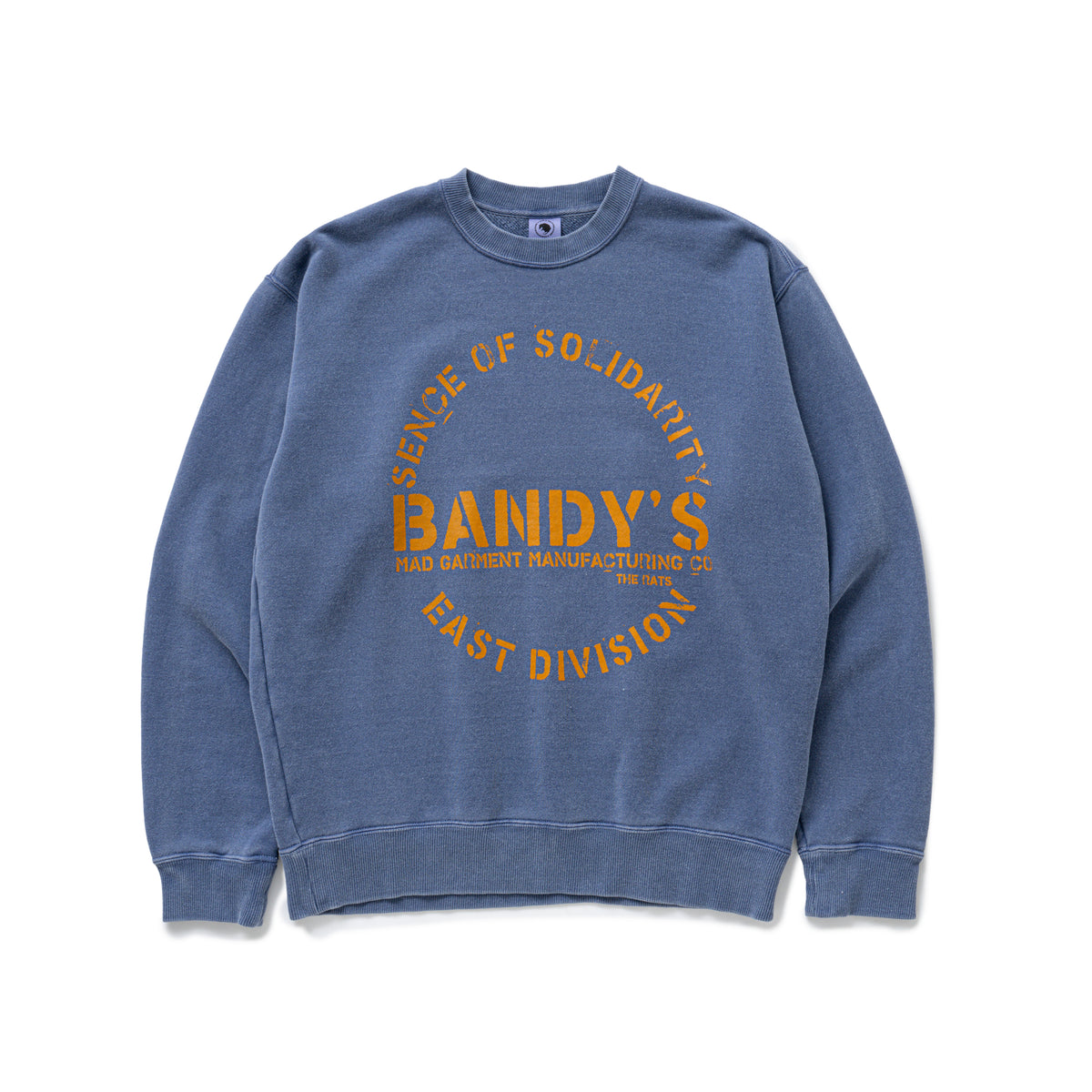 RATS グラデーション スウェットXL RATS グラデーション スウェットXL FADE WASH CADET PATCH H/Z