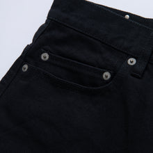 画像をギャラリービューアに読み込む, BLACK DENIM PANTS MODE STRAIGHT