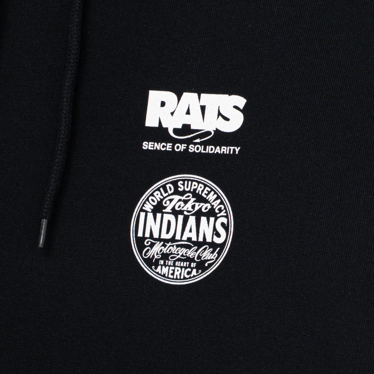RATS×TOKYO INDIANS HOODIE – JOLLY ROGER