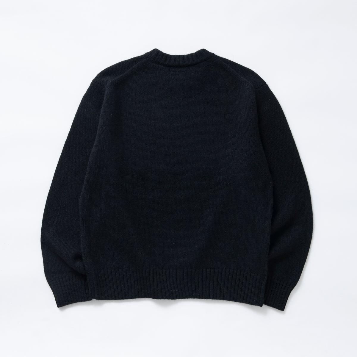 LAMB WOOL CREW NECK KNIT