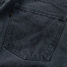 画像をギャラリービューアに読み込む, GRAY DENIM PANTS STRAIGHT SILHOUETTE