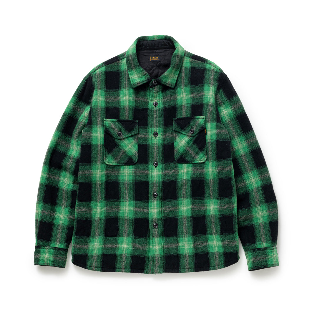 WOOL CHECK SHIRT JKT