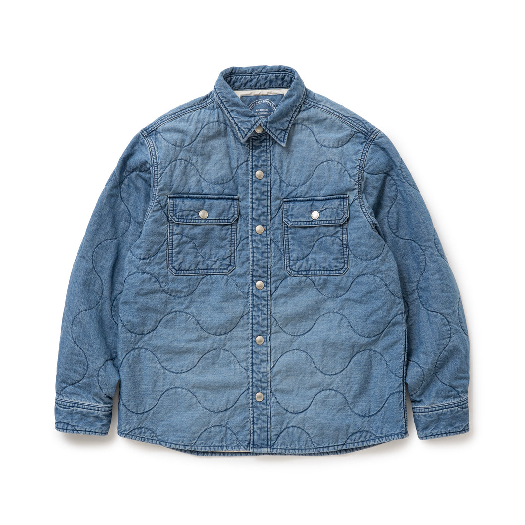 RATS ラッツ RATS DENIM QUILTING SHIRT JKT DENIM QUILTING SHIRT JKT – JOLLY ROGER