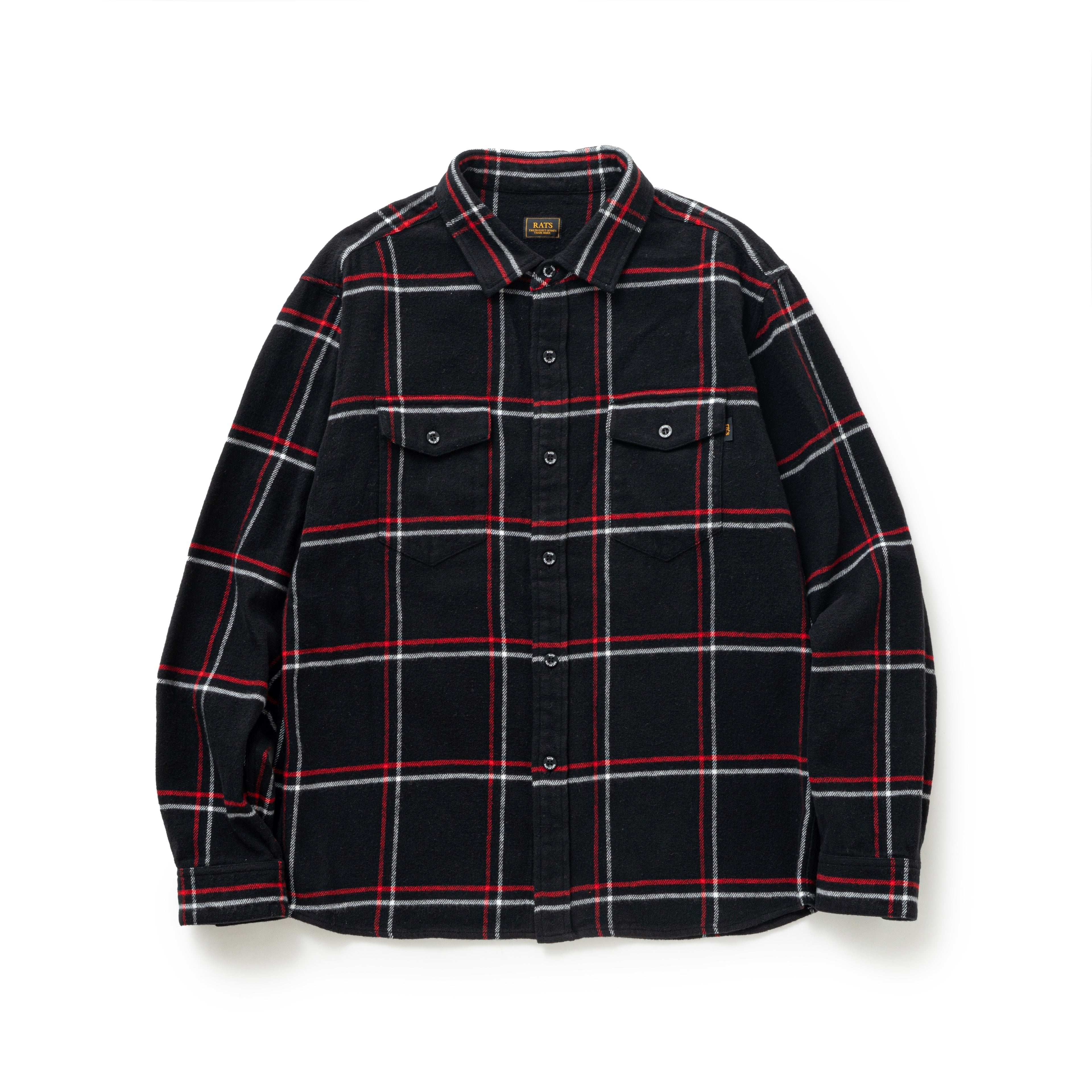 RATS 25SSチェックシャツ COTTON FLANNEL CHECK SHIRT – JOLLY ROGER