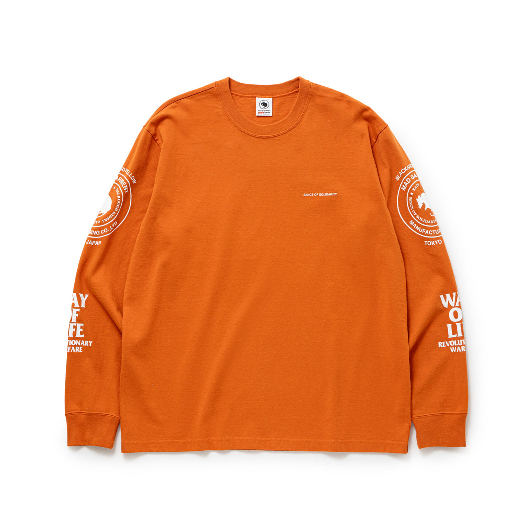 RATS　ラッツ　RATS TWO WHEEL L/S TWO WHEEL L/S TEE – JOLLY ROGER