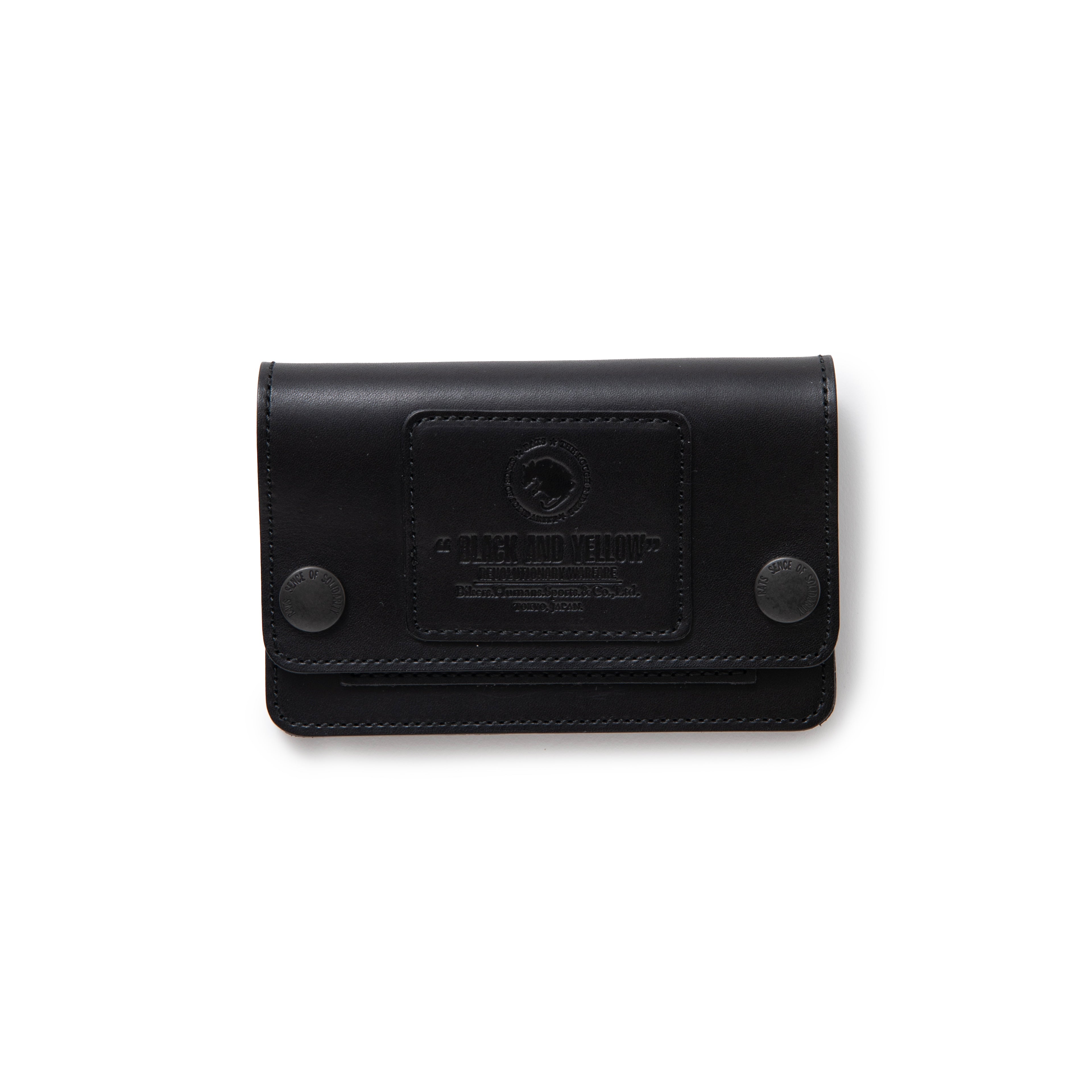 LEATHER SHORT WALLET – JOLLY ROGER