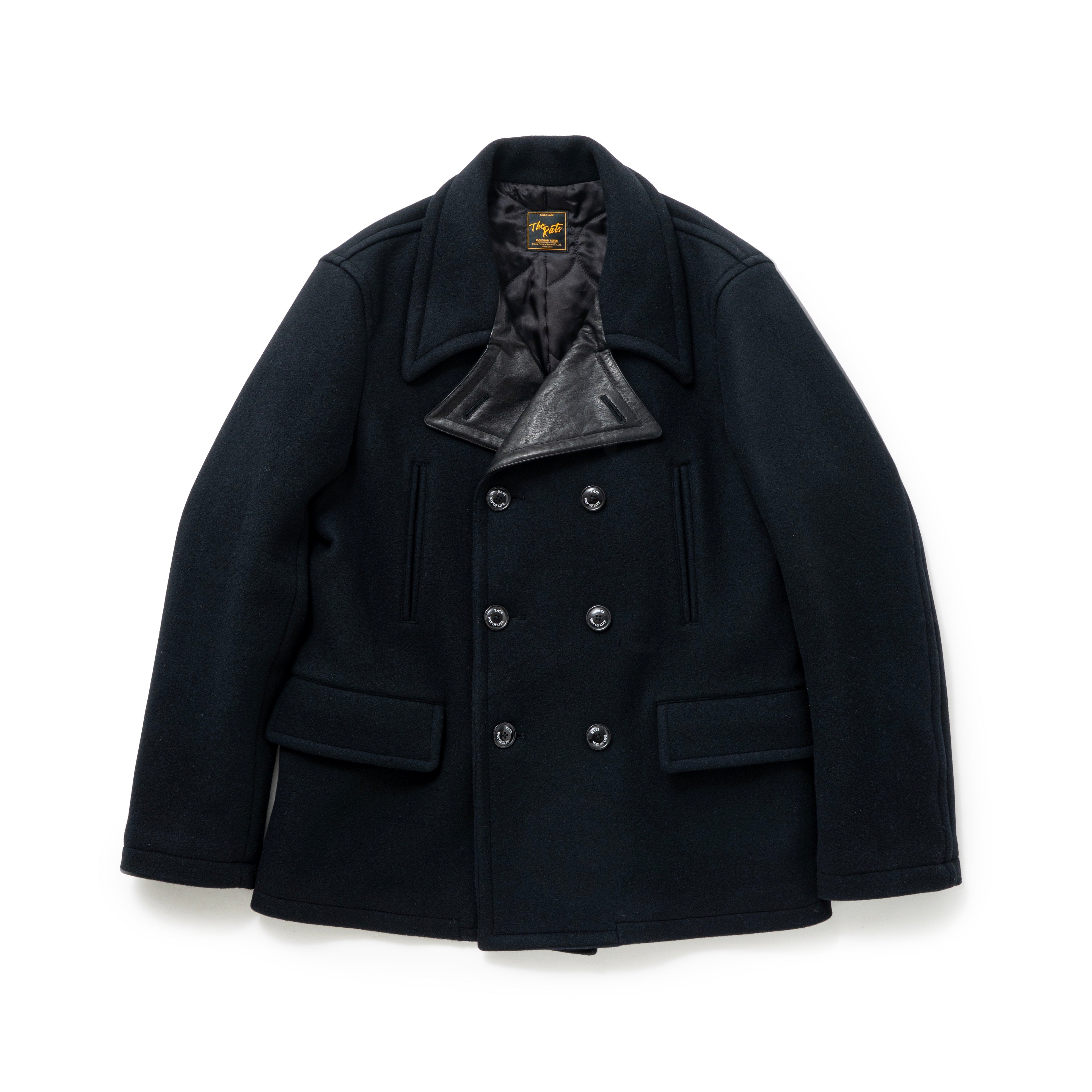 【未使用級】RATS ダブルブレストウールJKT 25'RJ-1007 S 黒 1_cff5fe3c-59bf-4854-9382-