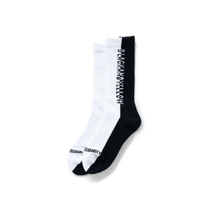 TWO TONE PILE SOCKS