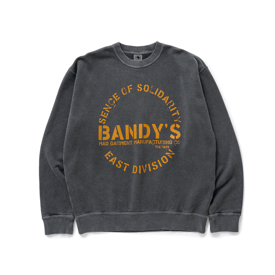 トレーナー/スウェット New loose neck pigment dyed sweat JieDa（ジエダ） トレーナー スウェット PIGMENT SWEAT CREW メンズ