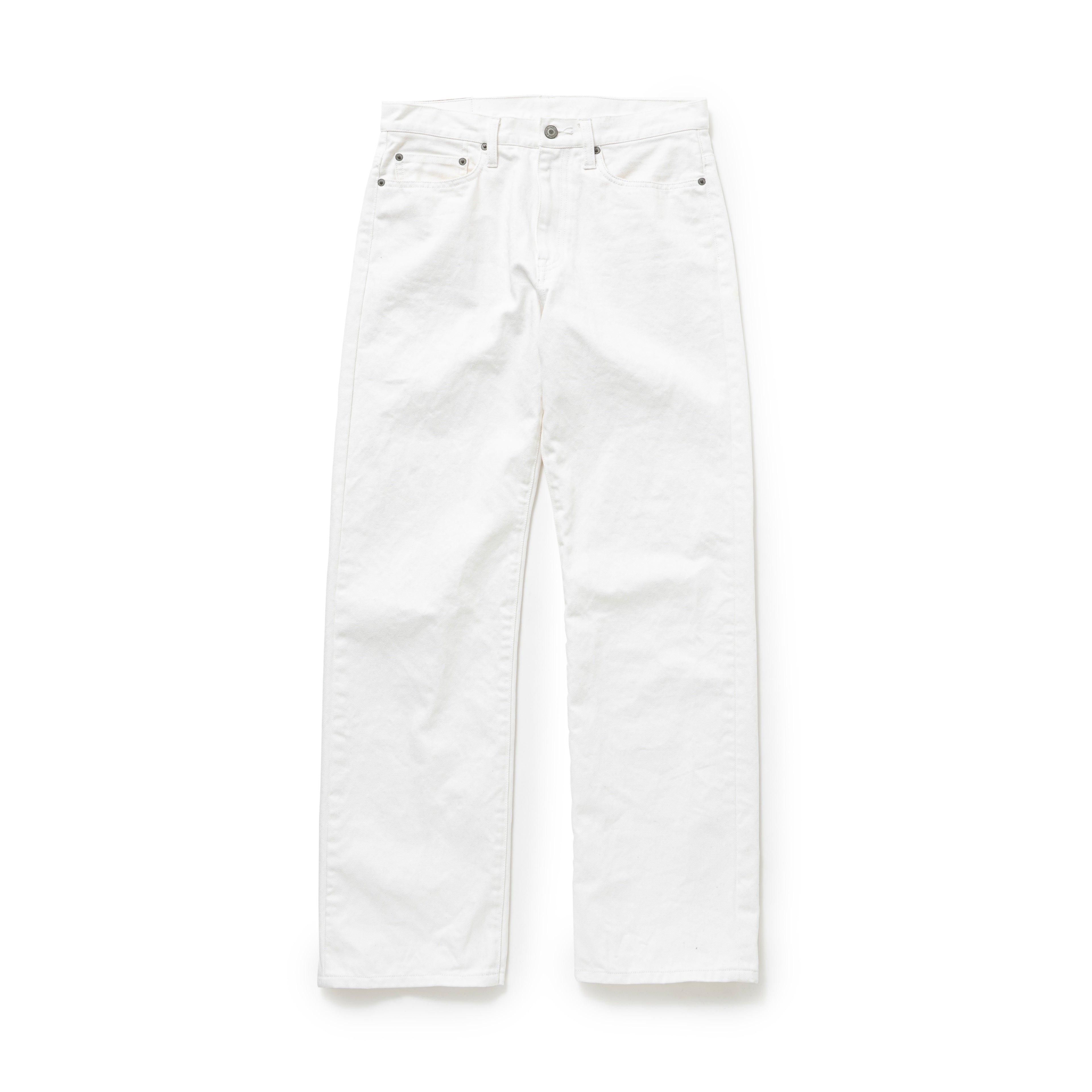 WHITE DENIM PANTS – JOLLY ROGER