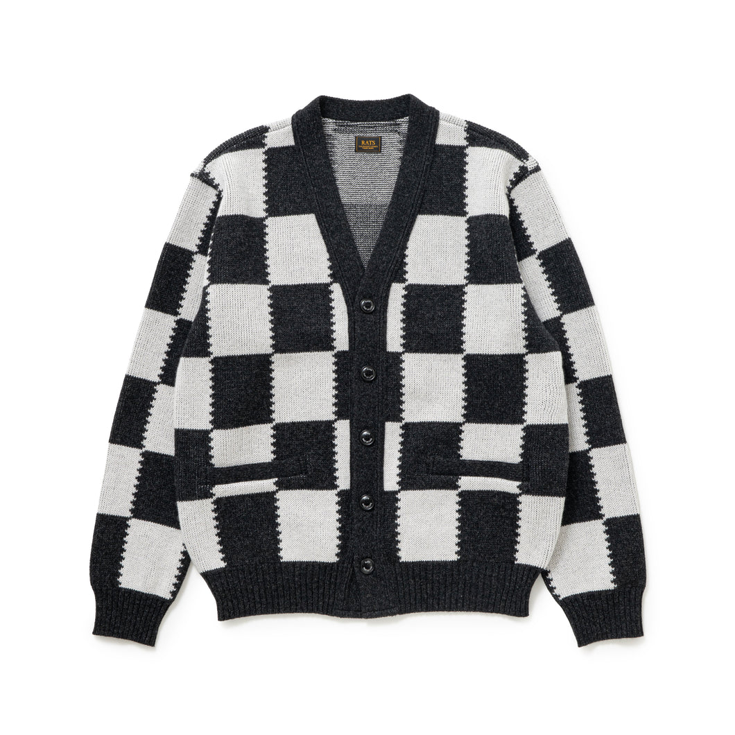 CHECKER CARDIGAN