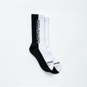TWO TONE PILE SOCKS