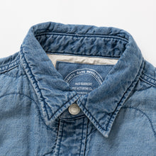 将图片加载到图库查看器，DENIM QUILTING SHIRT JKT
