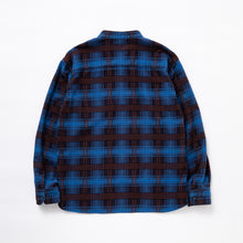 画像をギャラリービューアに読み込む, STAND COLLAR C/R FLANNEL CHECK SHIRT
