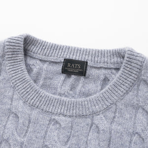 CASHMERE CABLE KNIT