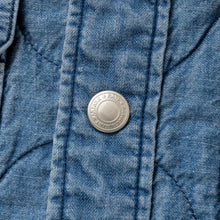 将图片加载到图库查看器，DENIM QUILTING SHIRT JKT
