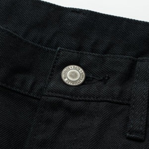 BLACK DENIM PANTS STRAIGHT