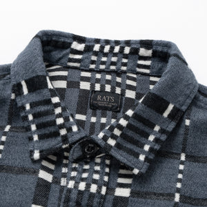 C/R FLANNEL GRAY CHECK SHIRT