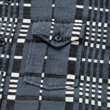 将图片加载到图库查看器，C/R FLANNEL GRAY CHECK SHIRT
