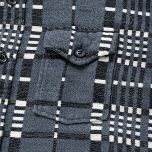 C/R FLANNEL GRAY CHECK SHIRT