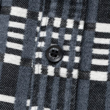 将图片加载到图库查看器，C/R FLANNEL GRAY CHECK SHIRT
