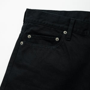 BLACK DENIM PANTS STRAIGHT