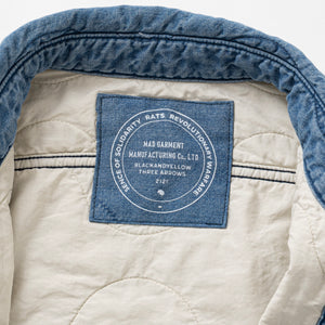RATS DENIM QUILTING SHIRT JKT Mサイズ DENIM QUILTING SHIRT JKT – JOLLY ROGER