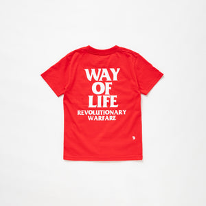 SCRIPT LOGO WAY OF LIFE KIDS TEE