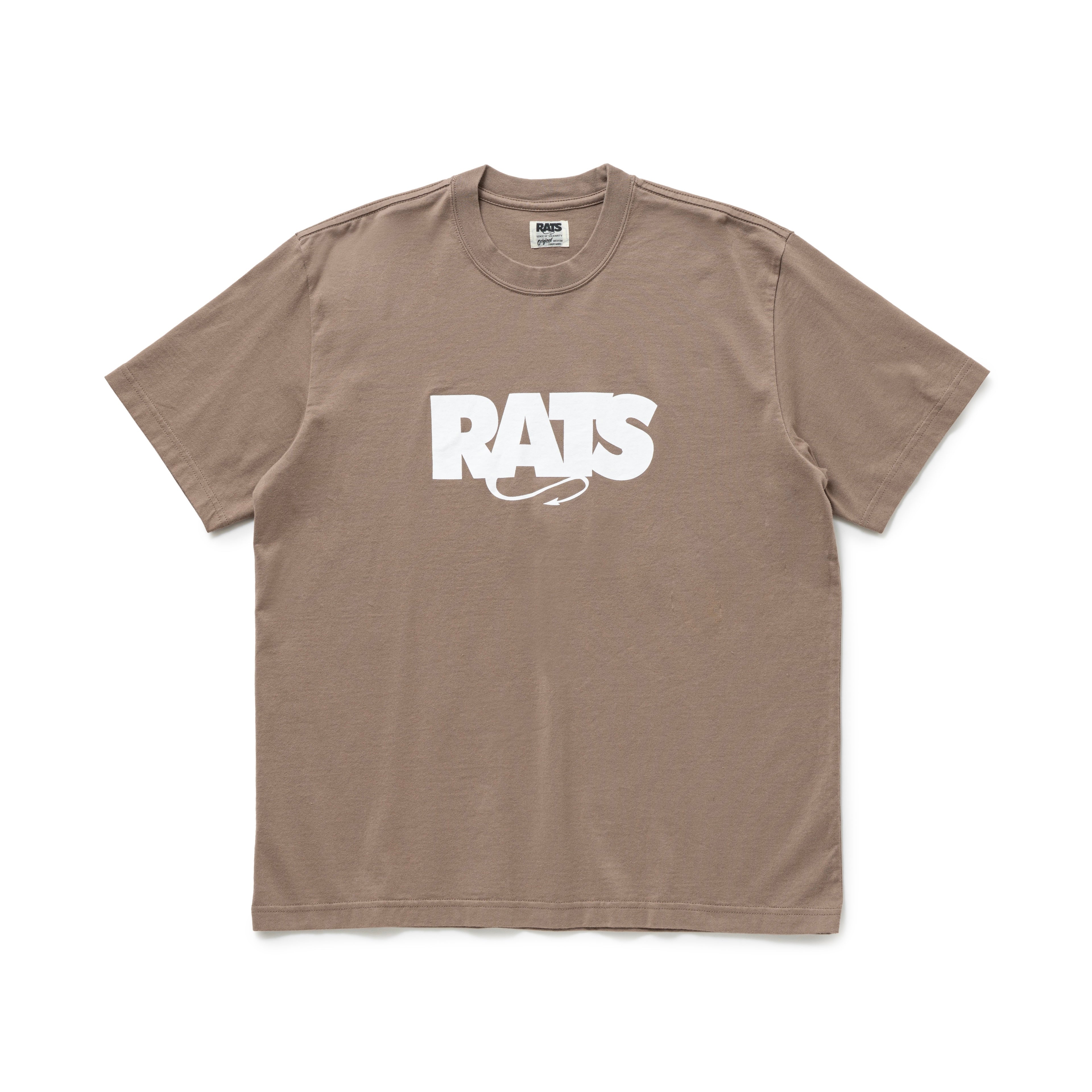 【XXL】 RATS 25AW BOX LOGO TEE Charcoal 新品 RATS/BOX LOGO TEE（CHARCOAL）［ボックスロゴT-25秋冬］ - JONAS