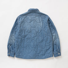 将图片加载到图库查看器，DENIM QUILTING SHIRT JKT
