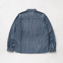 将图片加载到图库查看器，STAND COLLAR DENIM SHIRT
