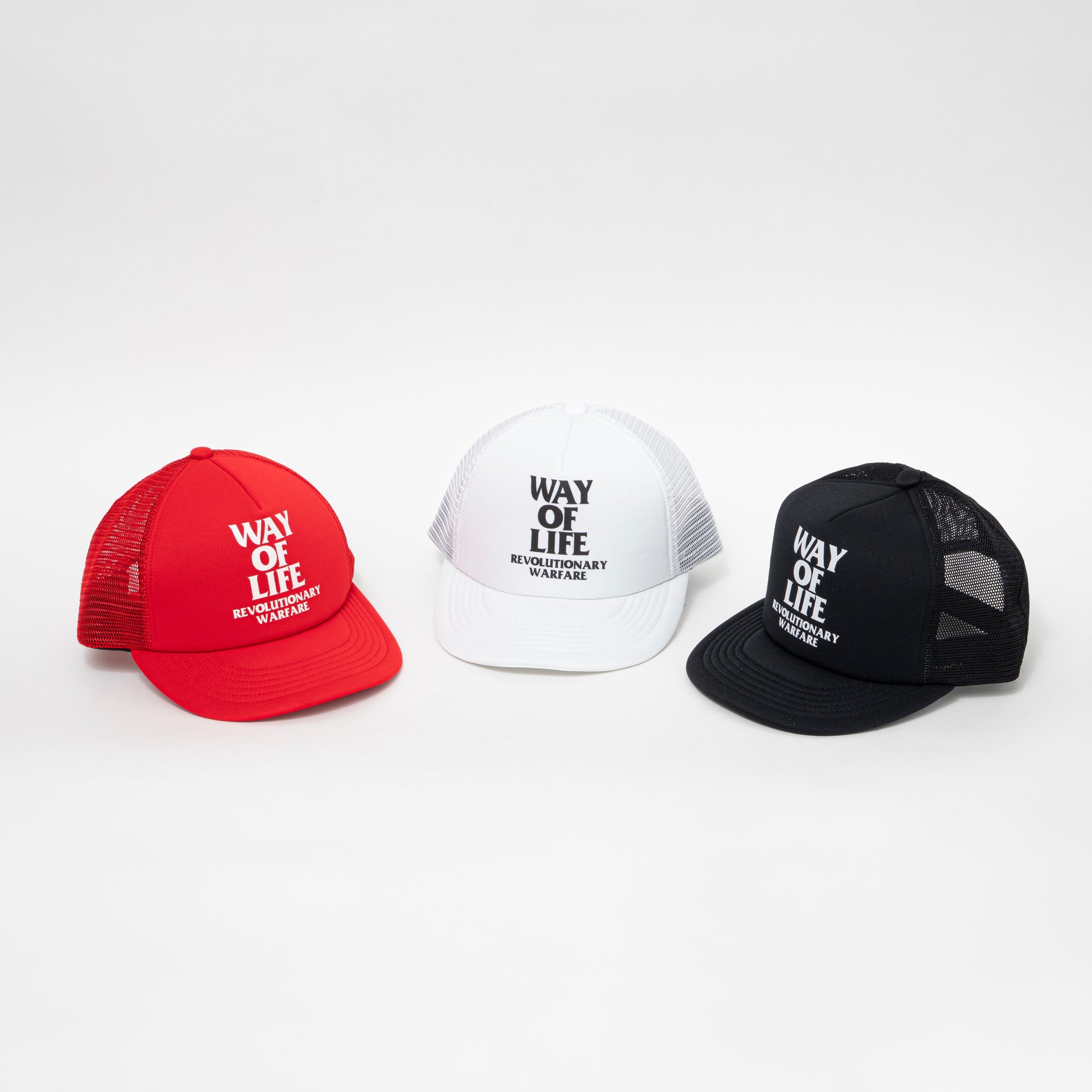 RATS　MESH CAP WAY OF LIFE　BLACK　ラッツ MESH CAP “WAY OF LIFE” – JOLLY ROGER