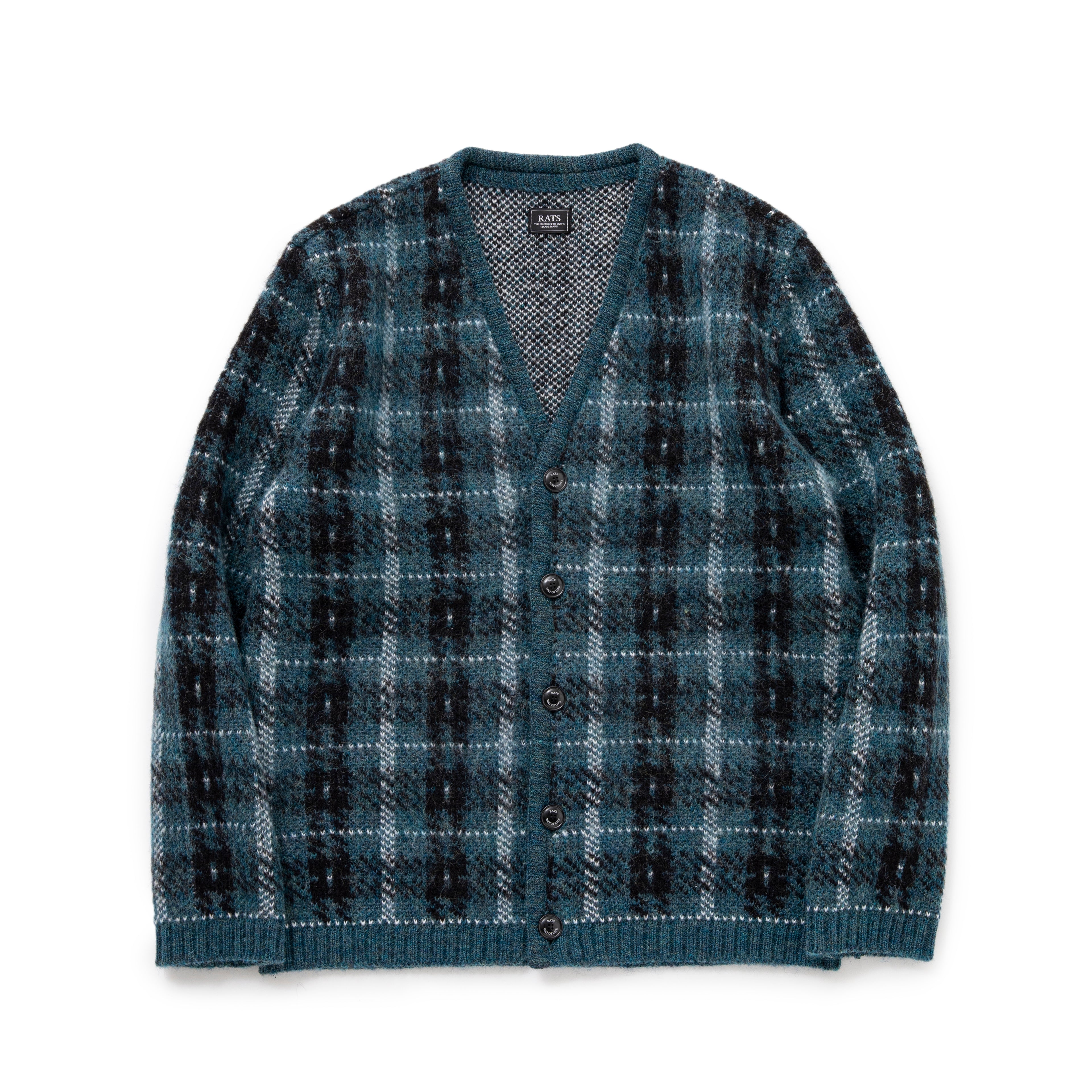【ANDFAMILYS】Gentle Check VN Cardigan
