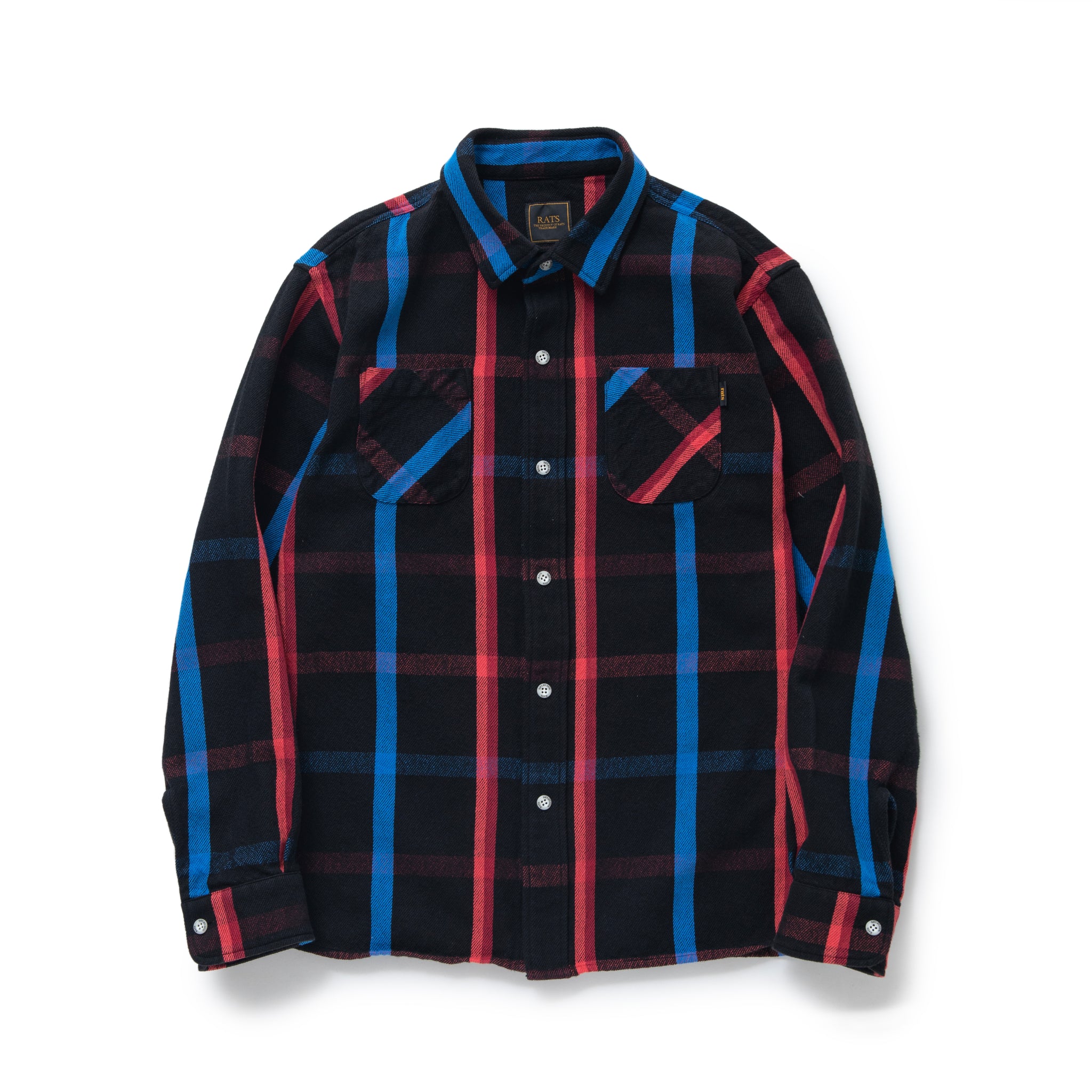 RATS COTTON RAYON CHECK SHIRT www.krzysztofbialy.com