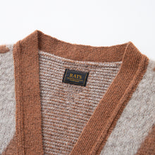 将图片加载到图库查看器，ARGYLE MOHAIR KNIT CARDIGAN
