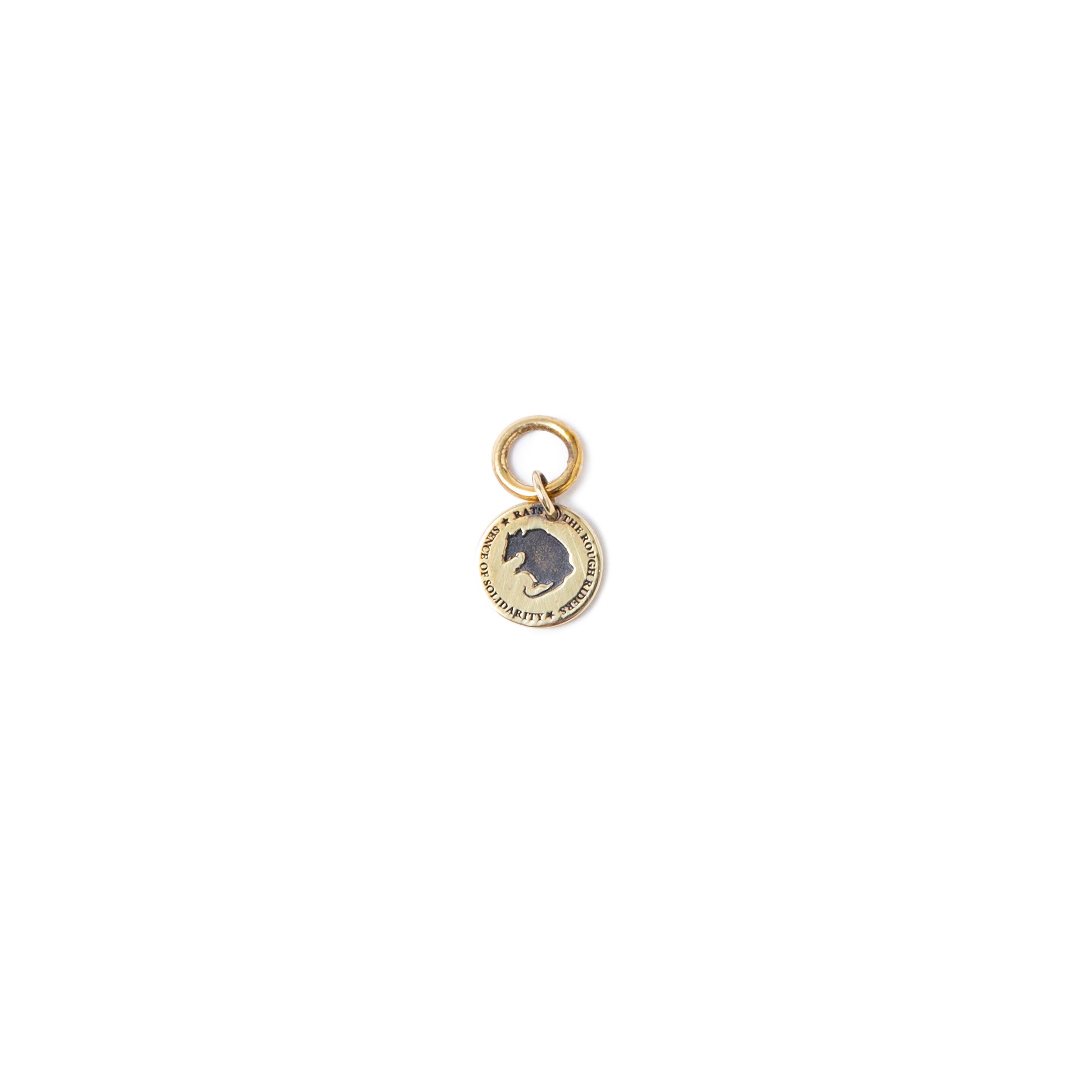 RAT CHARM BRASS – JOLLY ROGER